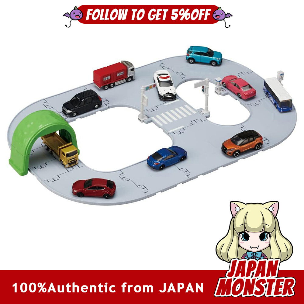 Takara Tomy Tomica Town Easy Reassembly Basic Road Set Miniature Car Car Toy Toy Safety Standards Passed ST Mark Certification TOMICA Japan