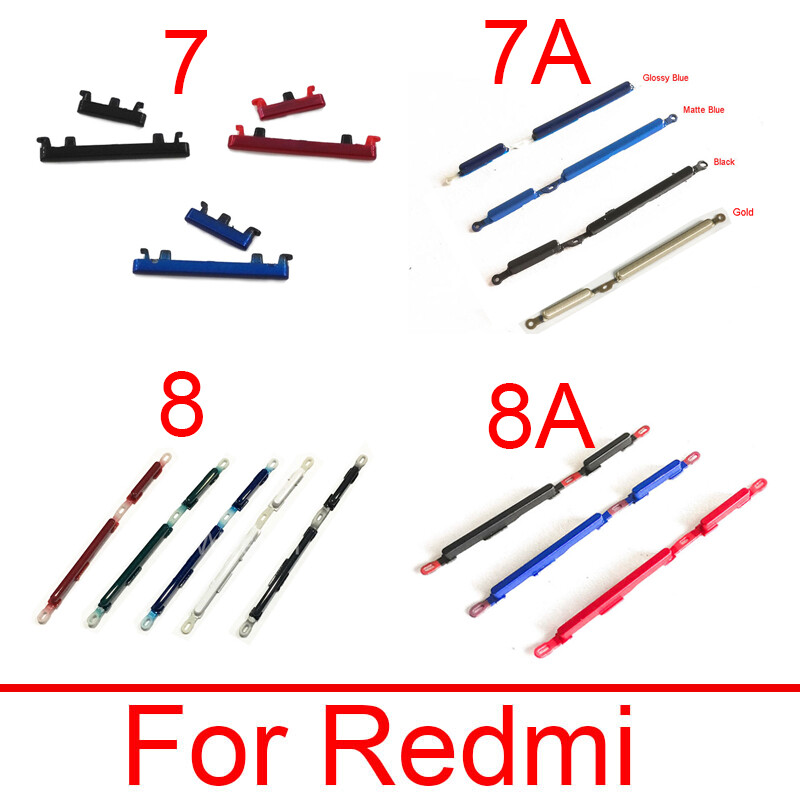 Nút nguồn cho xiaomi redmi 9t 9c 9a redmi 8a redmi 7a redmi 6/6a 5a redmi 5 plus nút bật tắt âm lượng lên xuống phím bên