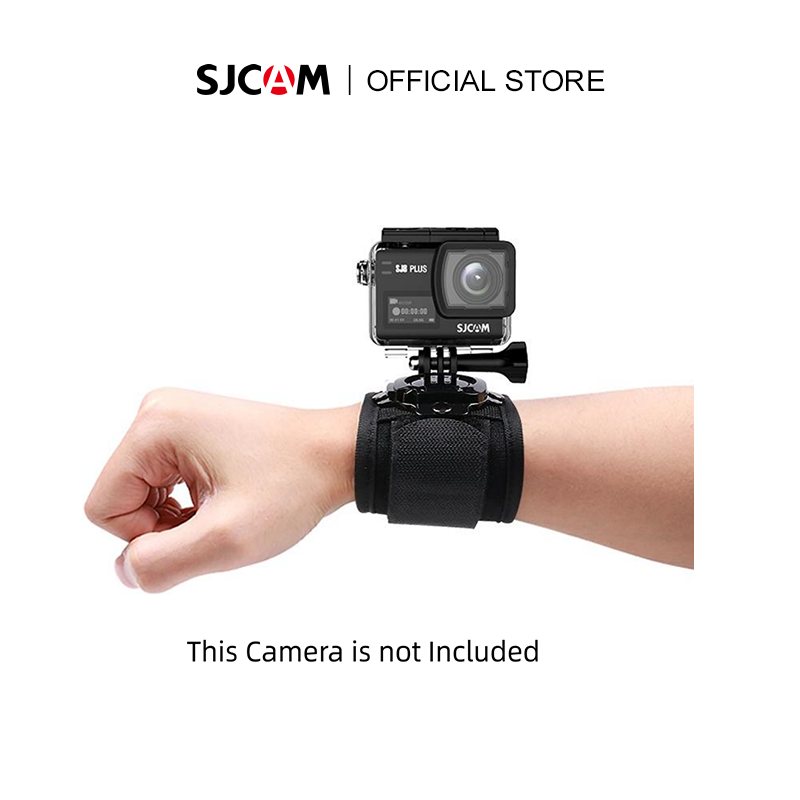  Sjcam Dây đeo cổ tay gắn cánh tay quay 360 độ ngàm gắn dạng dây đeo tương thích với camera hành động SJCAM 