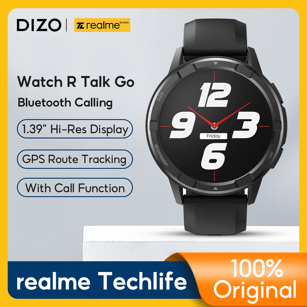 Realme dizo đồng hồ thông minh r talk go có chức năng gọi bluetooth đồng hồ thông minh theo dõi giấc ngủ nhịp tim oxy trong máu thể dục thể thao cho nam nữ