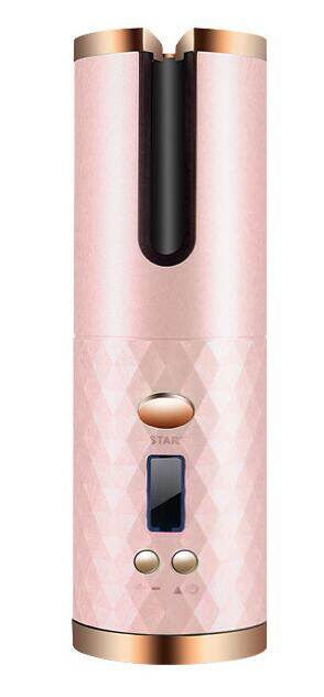 Gambar Professional Automatic Hair Curler Wireless Temperature Display Hair Curling Iron Wand Roller USB Charging Hair Dresser Waver