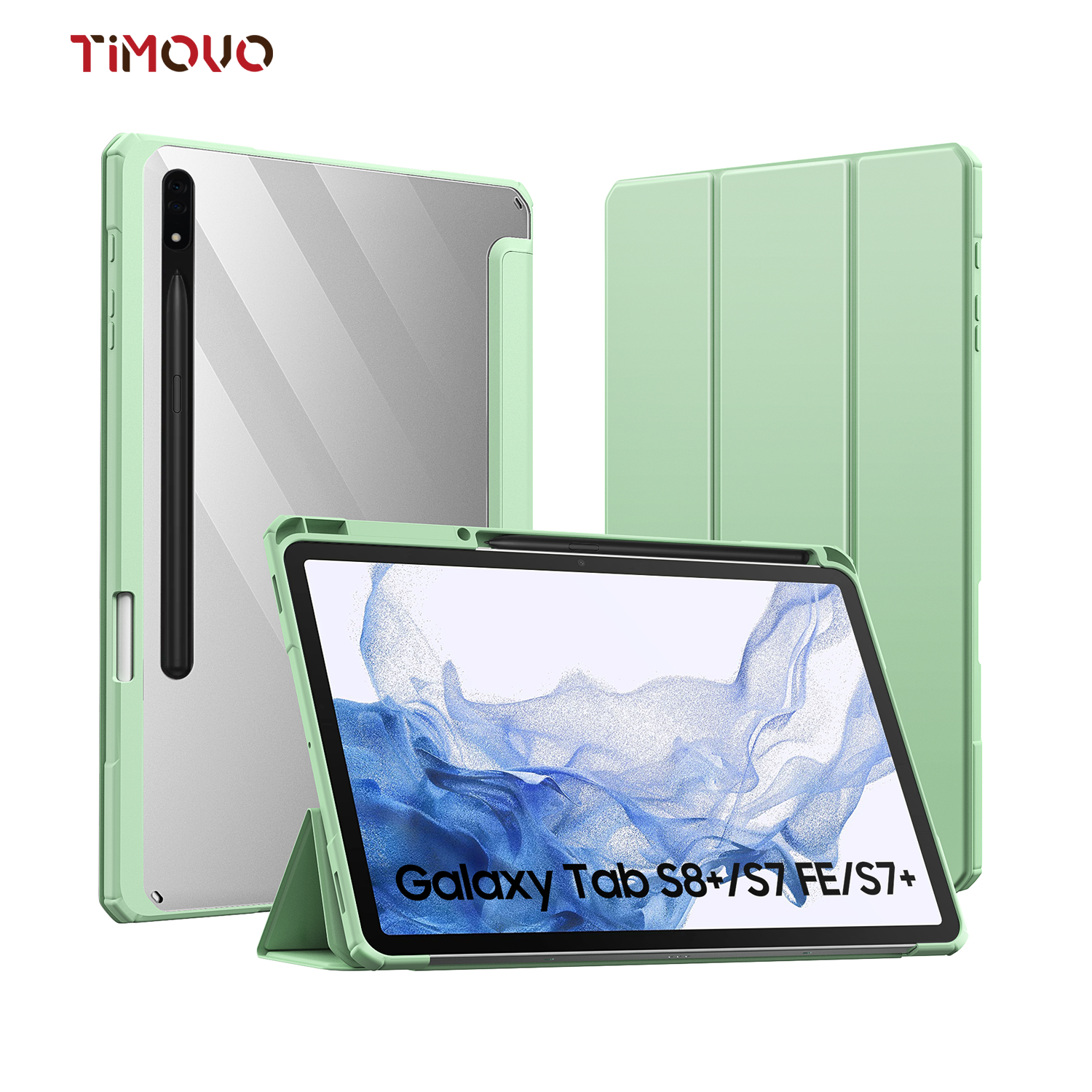 Ốp Lưng TiMOVO Slim Cứng Trong Suốt Ốp Lưng Tự Làm Cho Galaxy Tab S8 Plus 12.4 "2022/ Tab S7 FE 12.4