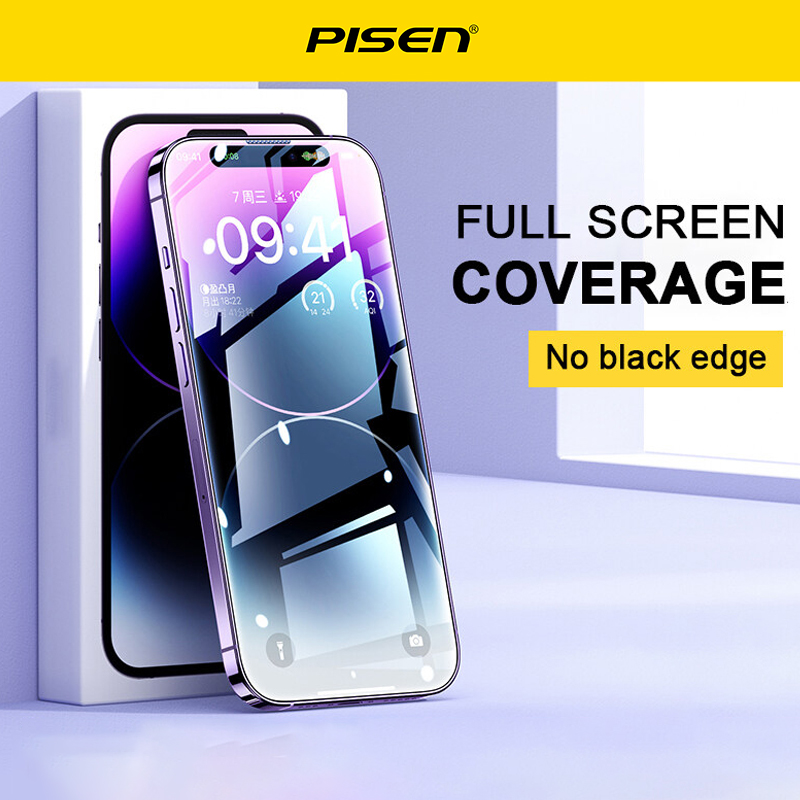 Pisen miếng bảo vệ màn hình kính cường lực cho điện thoại Iphone cho Iphone 14 cộng với tấm dán bảo vệ màn hình kính cường lực chống nhìn trộm cho Iphone 13 12 Pro max 11 Pro Max XS XR XS Max