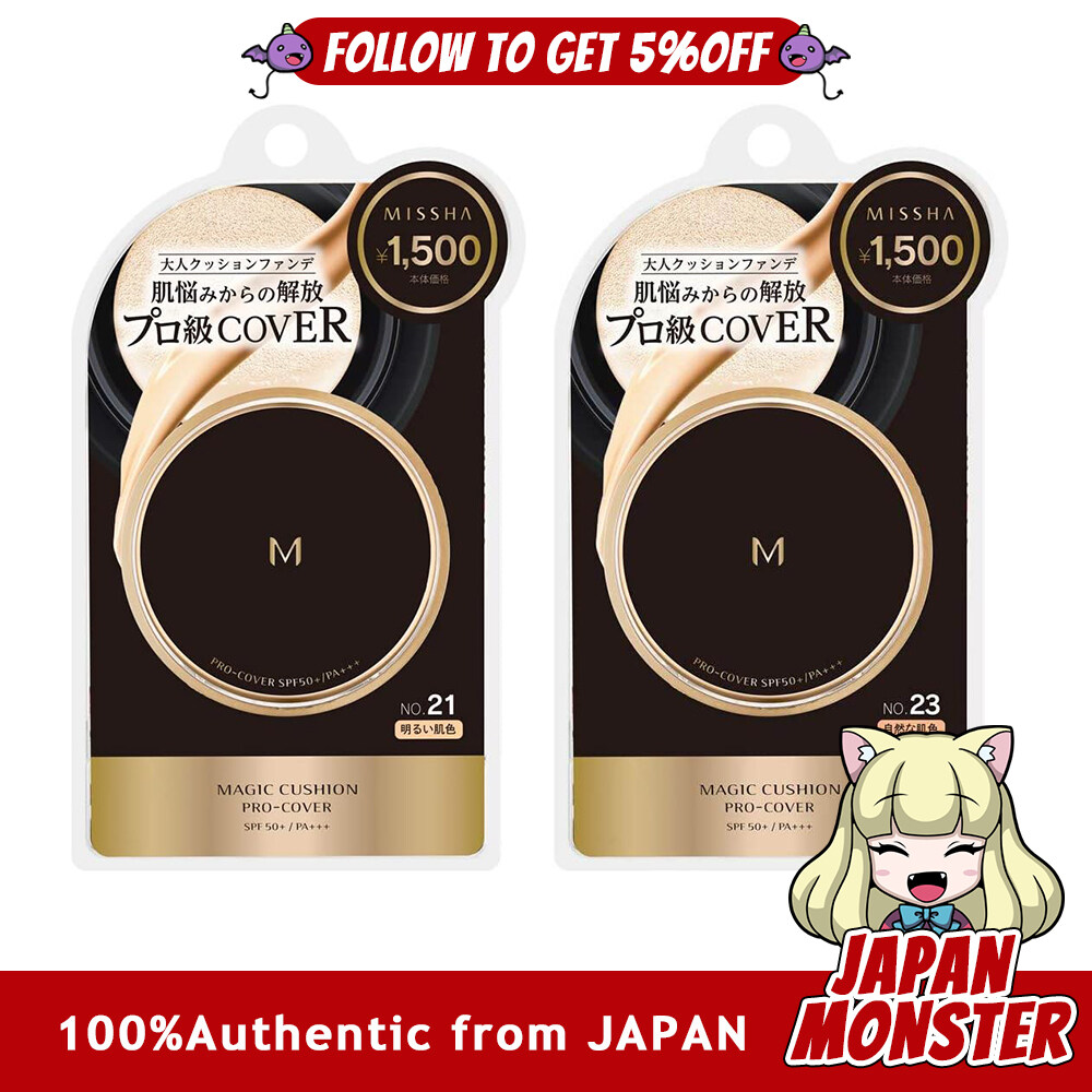 [2Color] MISSHA Magic Pro Cover Cushion Foundation No.23 No.21 15g