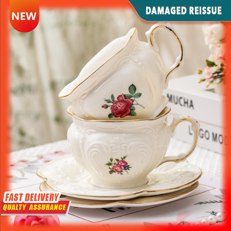 Gambar Ceramic Coffee Cup Set British Afternoon Tea Home High value Coffee Cup Water Cup Kettle Set