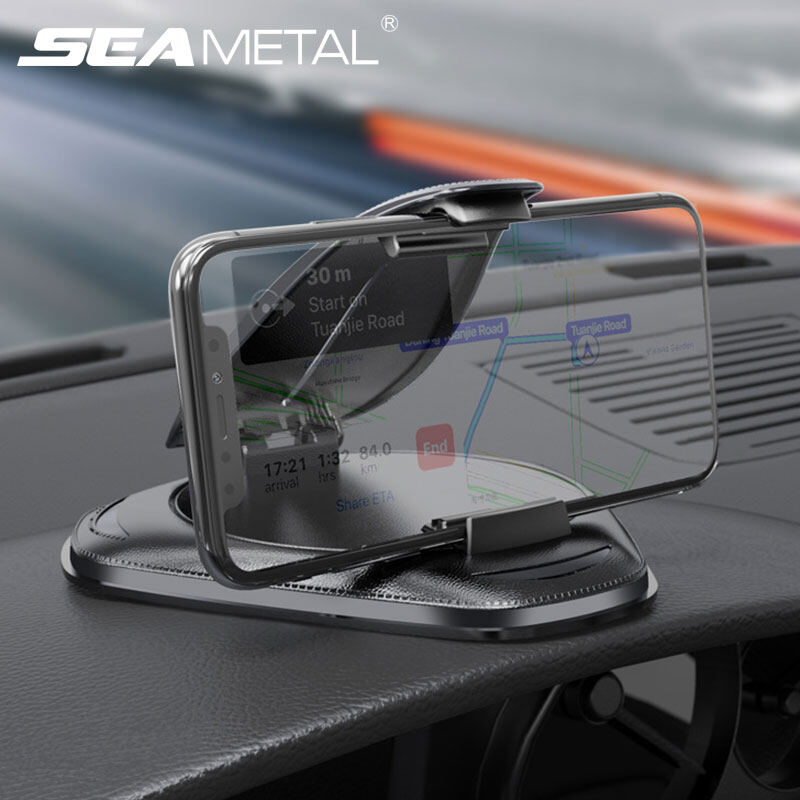Seametal giá đỡ điện thoại trên bảng điều khiển xe hơi giá đỡ điện thoại di động thông dụng giá đỡ abs hút cho bảng điều khiển ô tô giá đỡ tay vịn điều hướng
