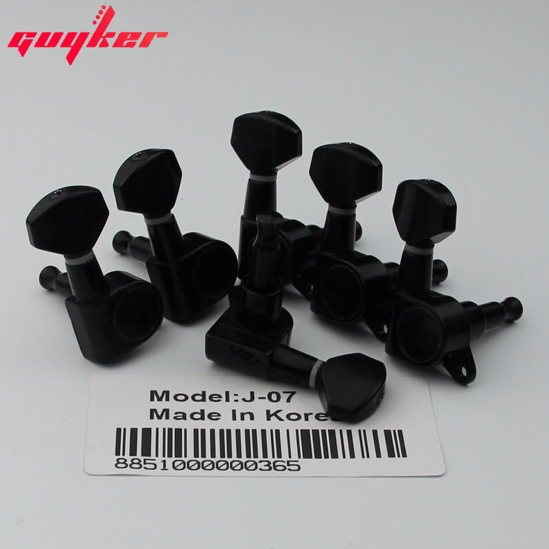 Đàn ghi-ta màu đen nút vặn căng dây đàn Key Tuner đầu máy cho Sta J07