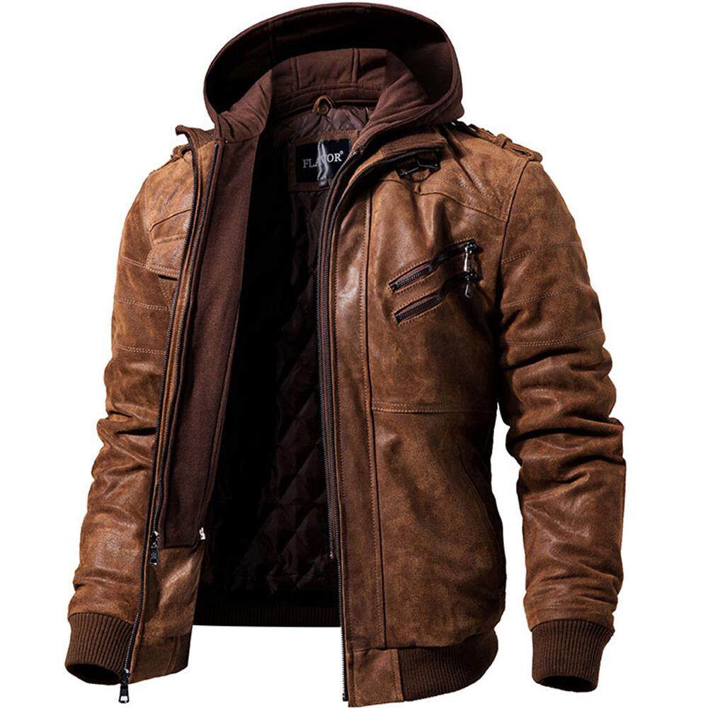 Men's leather bomber jacket - newtonleather.gr-anthinhphatland.vn