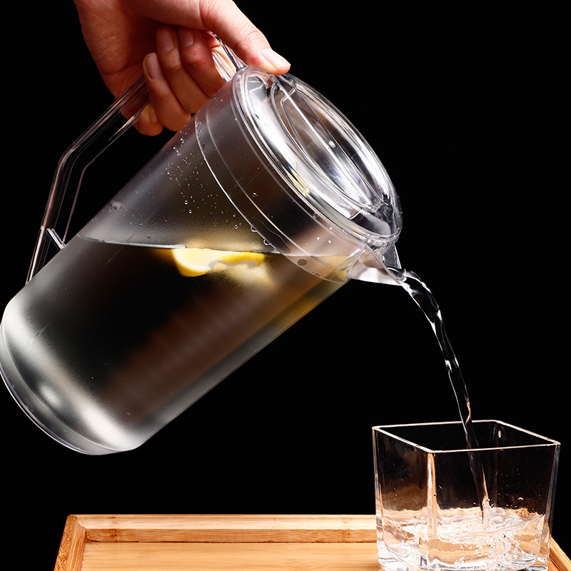 Gambar ?? Ready Stock?? Creative Acrylic Plastic Cold Kettle Large capacity Cold Brew Teapot Juice Pot Household