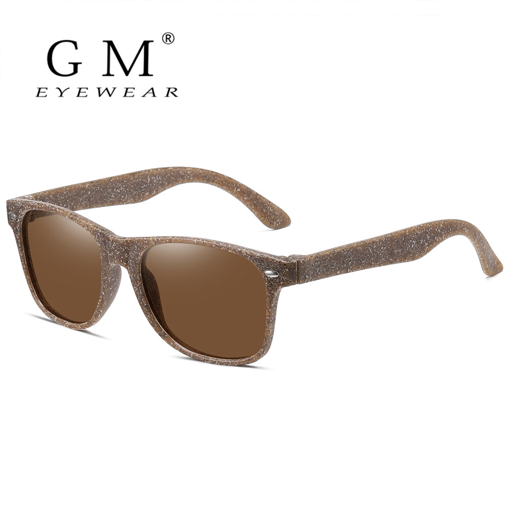 G m kính râm phân cực bằng gỗ cho nam kính râm cà phê tái chế uv400 cho nữ mắt kính màu nâu thời trang thủ công sành điệu 7003