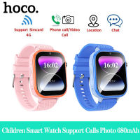 [Hỗ trợ cuộc gọi] đồng hồ thông minh cho trẻ hoco y101 hỗ trợ màn hình 1.83 inch 25g vị trí định vị gps lbs wifi 4g cuộc gọi video 680mah hỗ trợ chống nước hỗ trợ chụp ảnh sos đồng hồ theo dõi thông minh quà tặng trẻ em