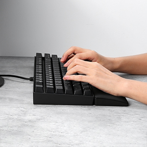 Redragon P036 Meteor M Gaming Keyboard Wrist Rest Pad with Ergonomic Soft Memory Foam for 80% 87 Keys TKL Size 14.13 x 2.87 in, 0.78 inch 14 ade100a35285bc5a1d3ac8ddf2a3dd01