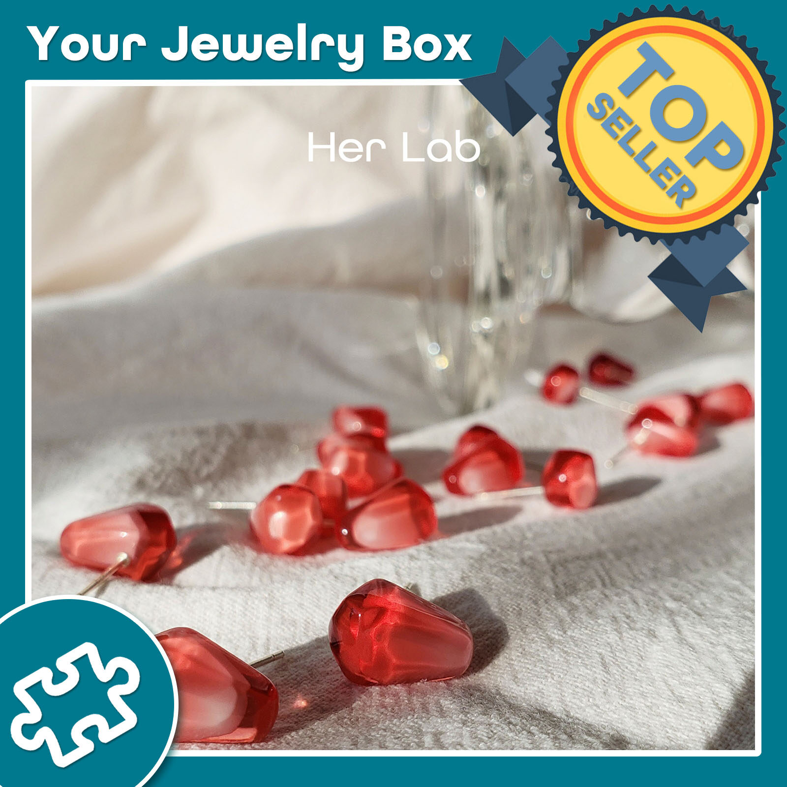 Her Lab Jewelry | Handmade Colorful Metal Heart Stud Earrings Cute Women's Stud Earrings Korean Style 925 Silver Needle Lightweight Hypoallergenic, Love Trend Earrings Daily Wear Women's Stud Earrings ราคา 257 บาท*ส่งฟรี