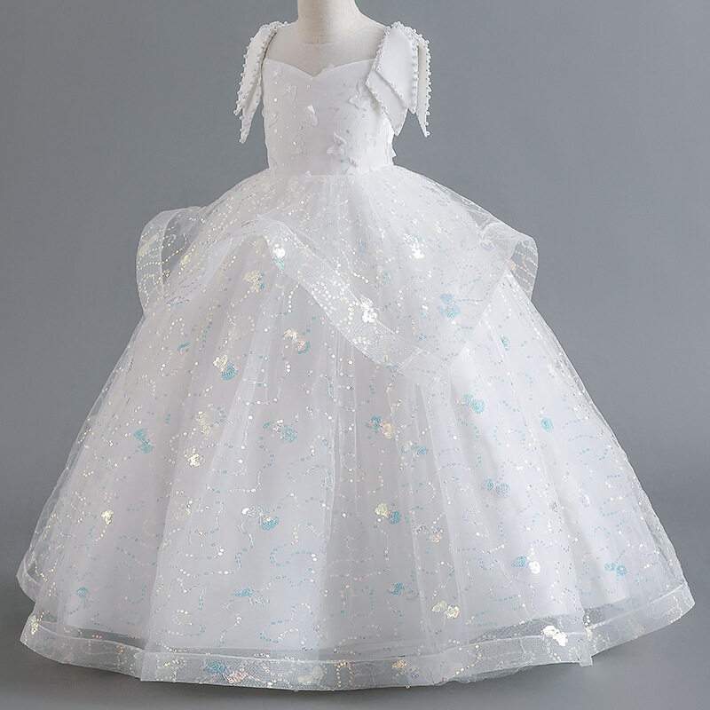 MQATZ cô gái trẻ em váy tiệc cưới cho bé gái Đầm công chúa sinh nhật phù dâu  trẻ sơ sinh bebe vestidos christening trang phục ll314 | Lazada.vn