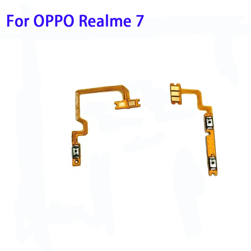 Nút âm lượng công tắc điện nút nguồn phụ tùng thay thế cáp mềm cho Oppo Realme 7
