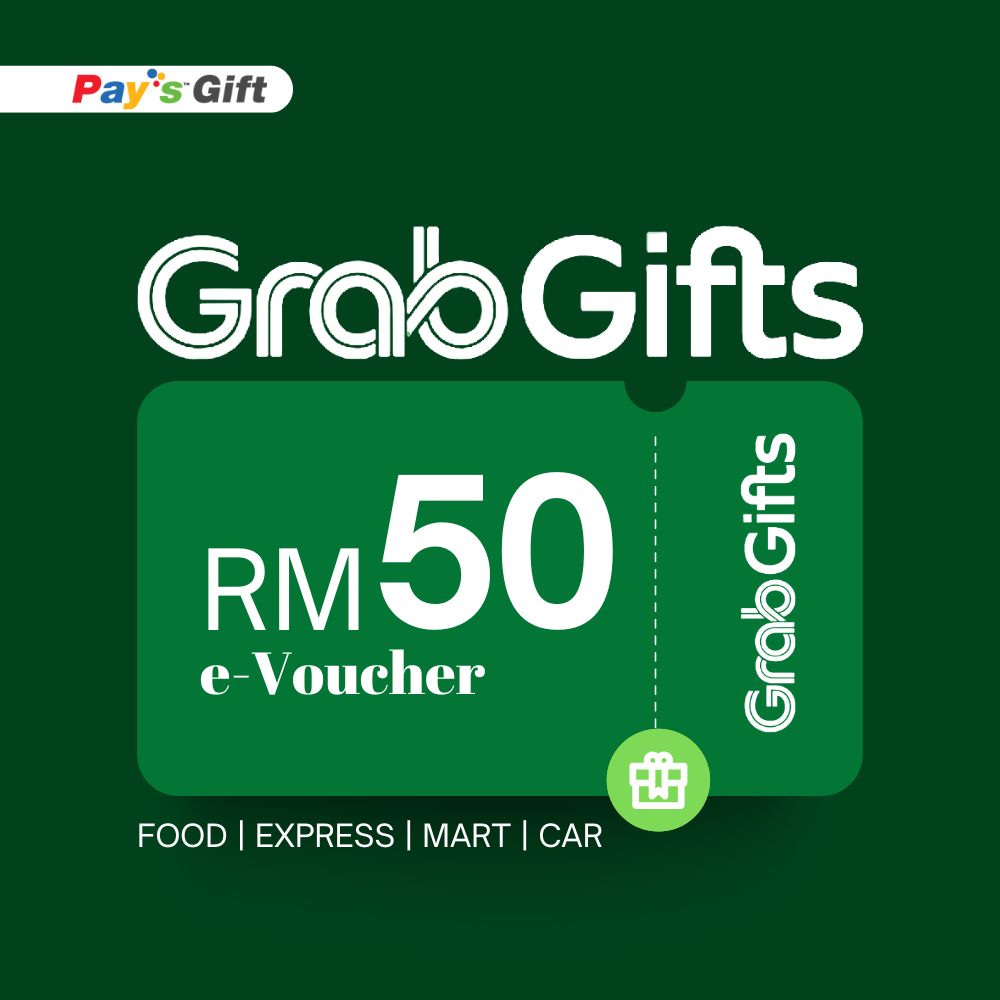 GrabGifts (Platform-Wide) RM100 cash e-Voucher 30 Days Validity