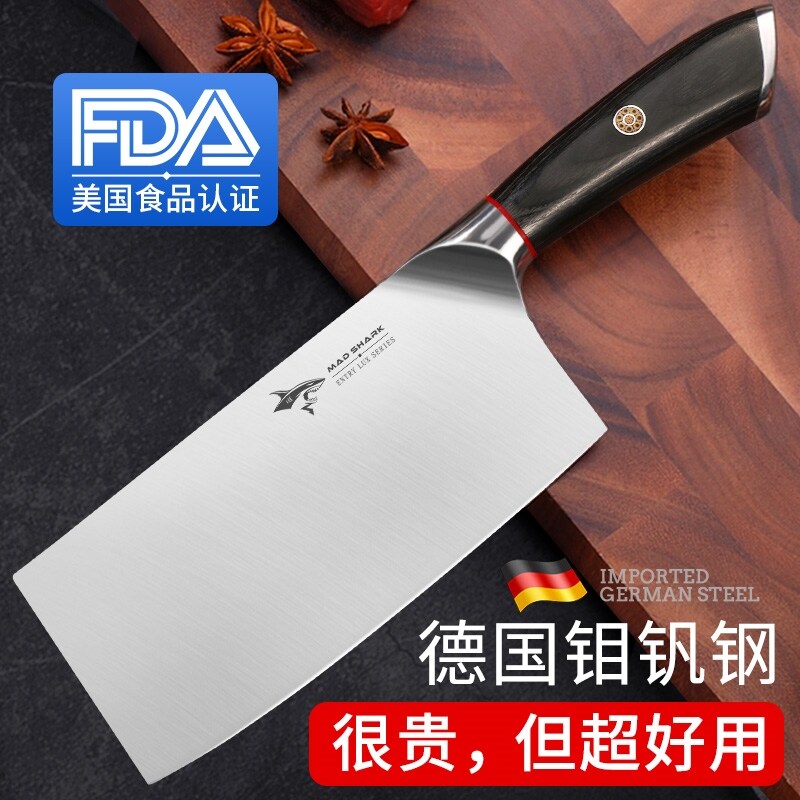 Gambar Mania shark Germany import knife home slice kitchen chef special cutting super fast sharp stainless steel cutting tools