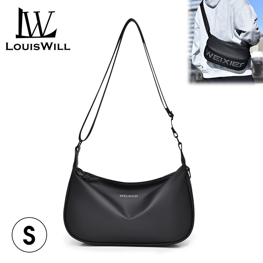 LouisWill Men Bags Men s Shoulder Bag Handbag Cross Body Bag Messenger Bag
