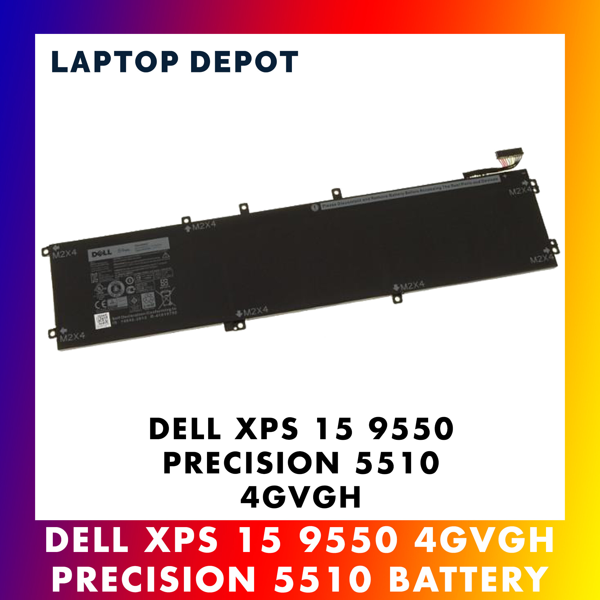 Dell XPS 15 9550 Precision 5510 4GVGH Original Replacement Battery | Lazada