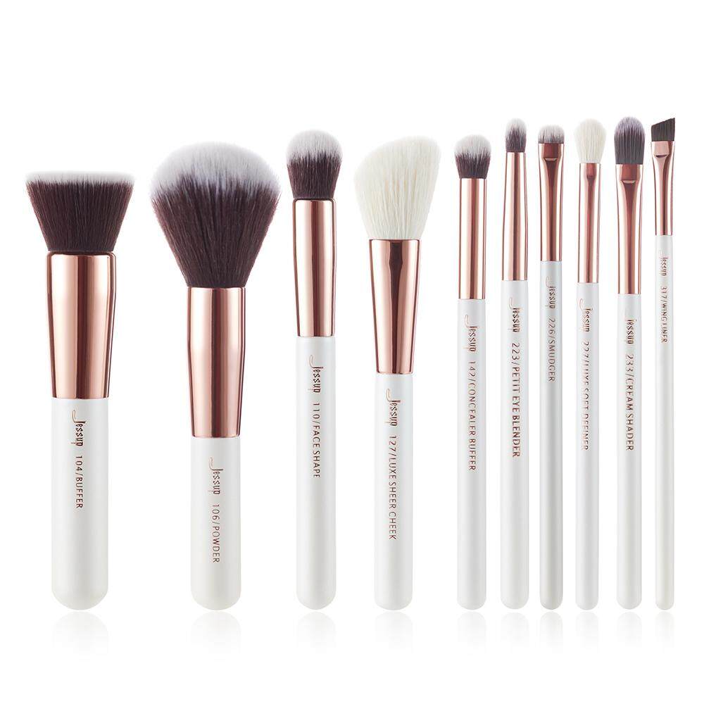 gold makeup brushes