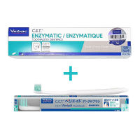 Virbac CET Enzyme kem đánh răng loại bỏ hôi miệng bằng cách loại bỏ mảng bám & cao răng tích tụ thú cưng tốt nhất kem đánh răng chăm sóc nha khoa