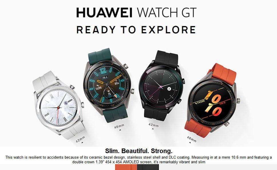 huawei watch gt sport nfc gps 5atm smart watch