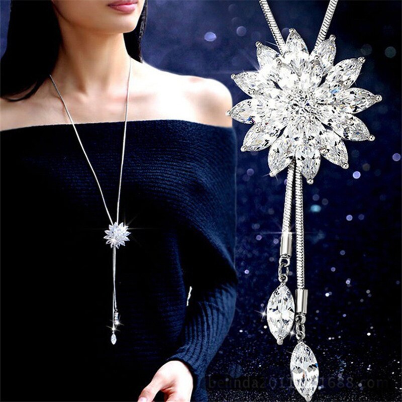 Crystal store snowflake pendant