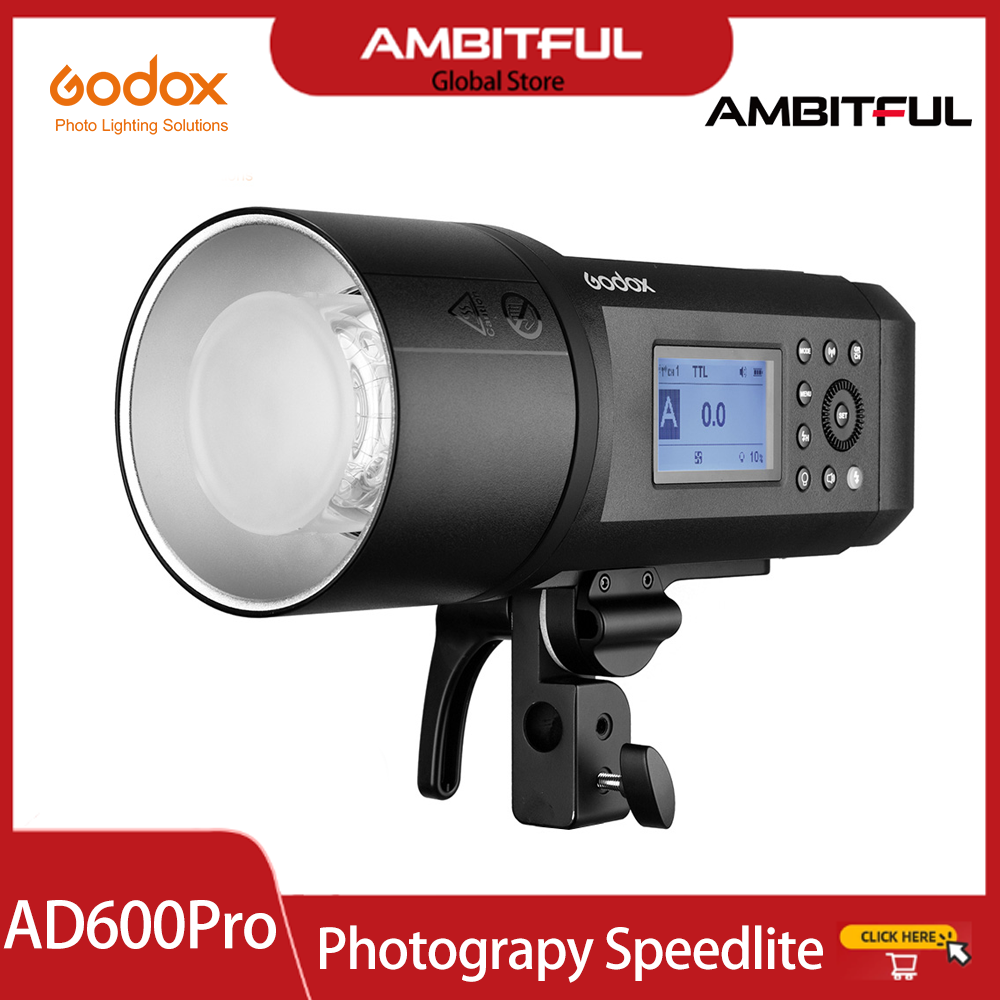Godox AD600Pro Outdoor Flash 600W AD600 Pro Li-on Battery TTL HSS Built-in 2.4G Wireless X System with Xpro-C/N/S/F/O/P Trigger ราคา 30,221 บาท*ส่งฟรี