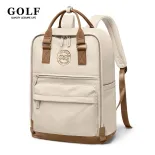 Golf Chất Lượng Xử Lý Ba Lô Ba lô máy tính xách tay cho nữ 16 Inch Trọng Lượng Nhẹ Oxford không thấm nước Phụ Nữ Ba lô Túi Xách túi chống trộm phong cách học đường giản dị