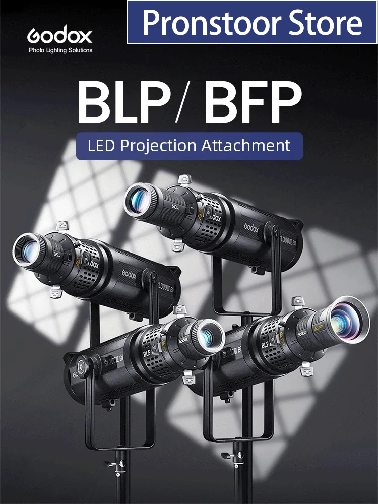 Godox BLP/ BFP LED Projection Attachment Photography Light Condenser Bowens Mount Art Special Effects Shaped Beam Light Cylinder ราคา 12,232 บาท*ส่งฟรี