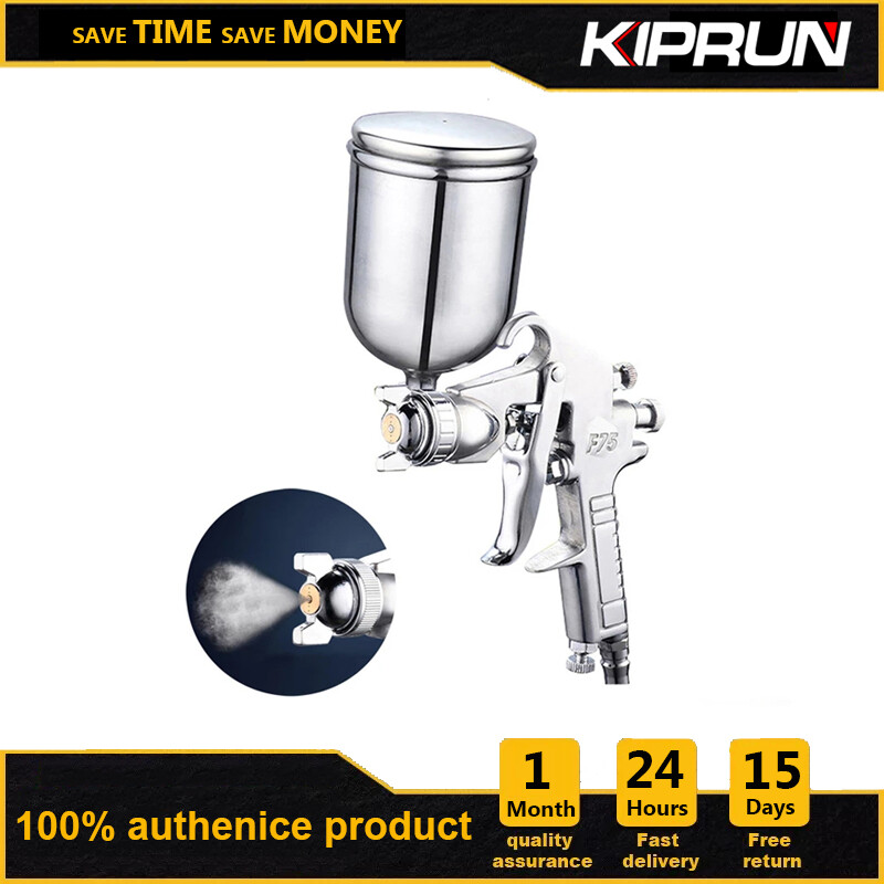 [Hàng Có Sẵn] KIPRUN Súng Phun Chuyên Nghiệp, Súng Phun Khí Nén F75 400ML Súng Phun Sơn Dụng Cụ Phun Sơn Cho Ô Tô/Đồ Nội Thất