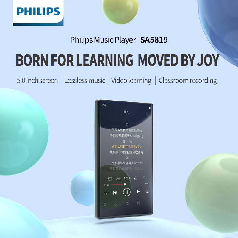 Philips Original MP3 MP4 MP5 Player Andriod 5 Inches Touch Screen WIFI & Bluetooth Players SA5819