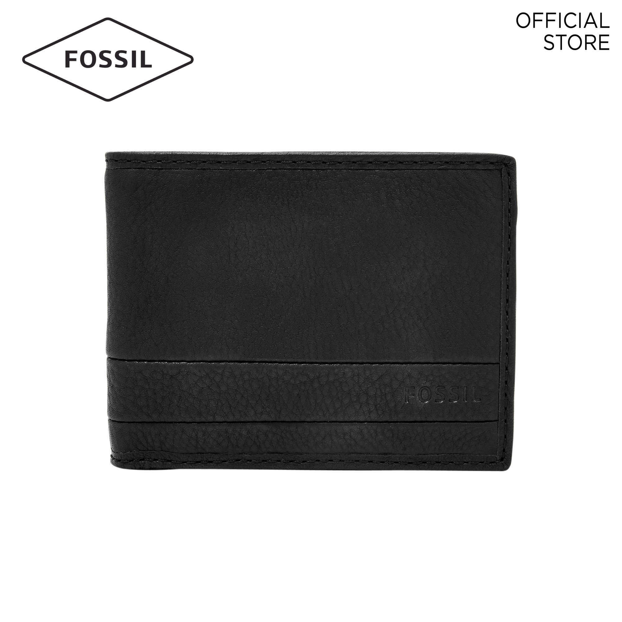 Fossil RFID Allen Black Wallet SML1548001 | Lazada