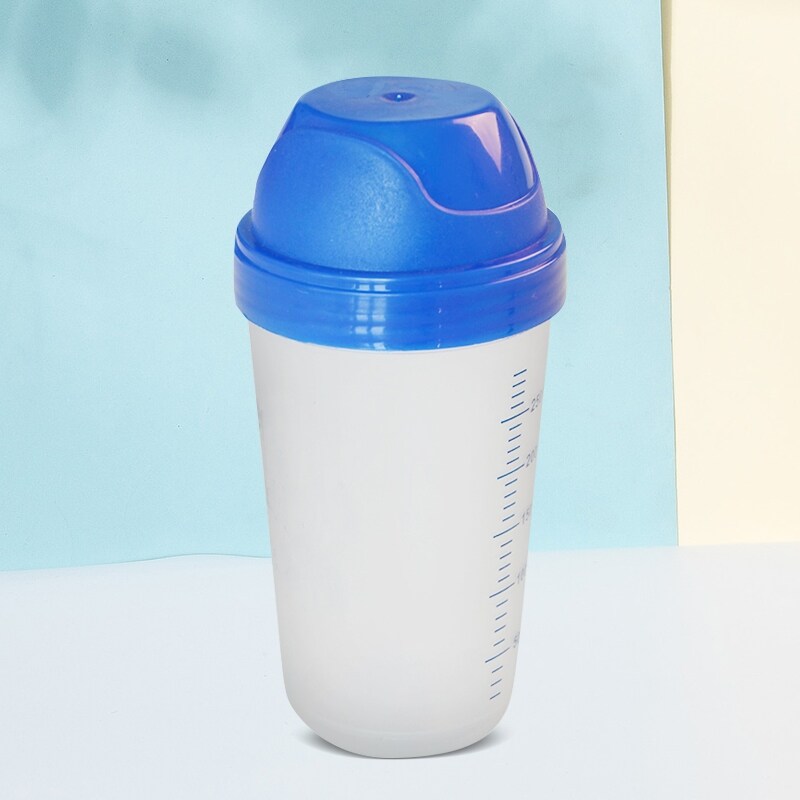 Gambar ?CW? Creative MilkshakePowder Mixing Bottle Transparent Shaker Bottle Practical Water Bottle Shake Cup About 300ml Drinkware