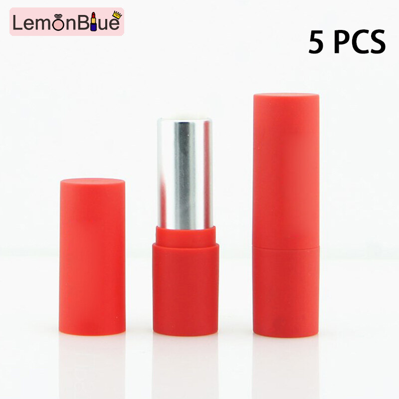 Gambar Empty Lipstick Tube Handmade Refillable Lip Balm Lip Glaze Container for Women Refillable Lip Balm Lip Glaze Container DIY Cosmetic Accessories Reusable Durable 1PCS 5PCS Empty Lipstick Tube Refillable Lipstick Lip Balm Lip Glaze