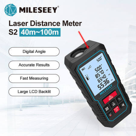 Mileseey S2 Laser Distance Meter with Digital Angle Measurement