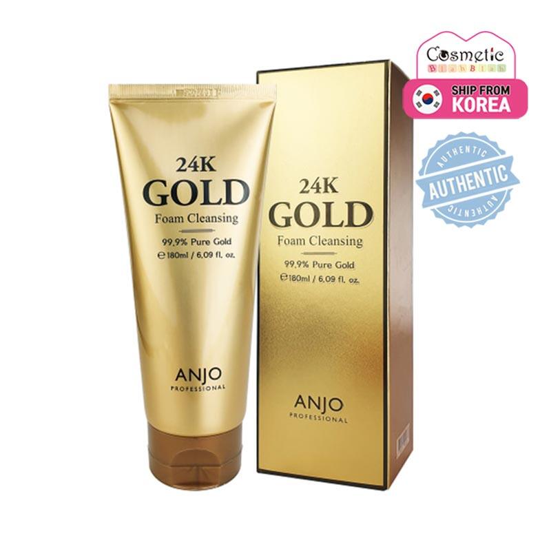 Anjo sữa rửa mặt vàng 24k chuyên nghiệp 100ml/180ml
