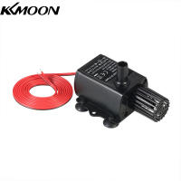 Kkmoon DC12V 5W siêu yên tĩnh Máy bơm nước không chổi than mini không thấm nước chìm đài phun nước tuần hoàn cho bể thủy sinh 280L/h nâng 300cm