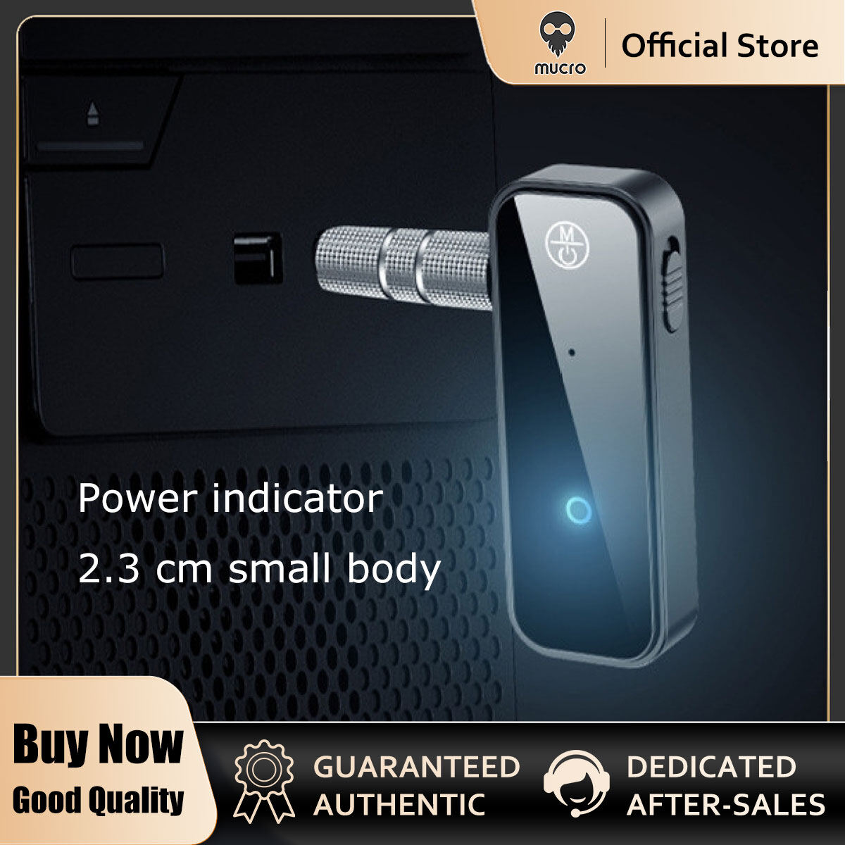 Mucro C28 Bluetooth 5.0 2-in-1 Audio Receiver Transmitter Car Home Bluetooth Receiver ราคา 195 บาท*ส่งฟรี