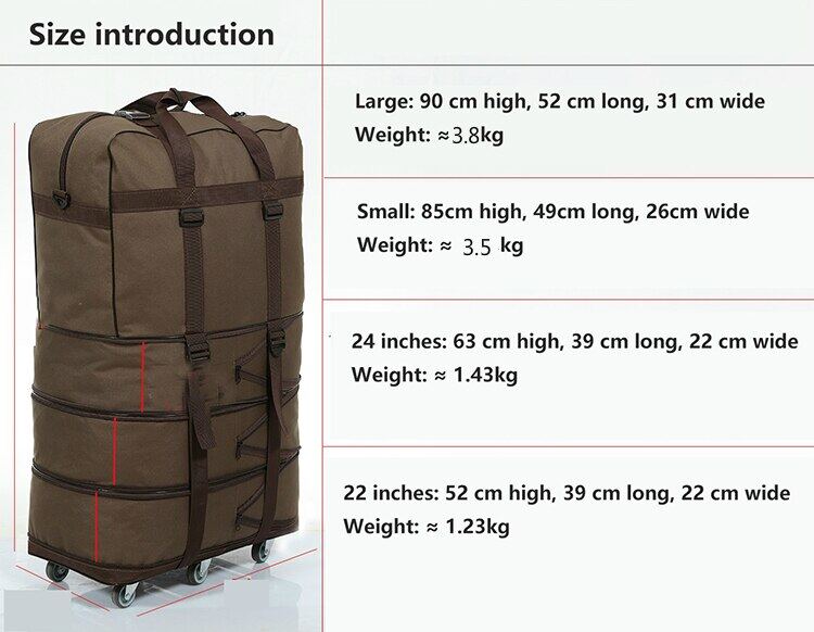 85 cm trolley bag