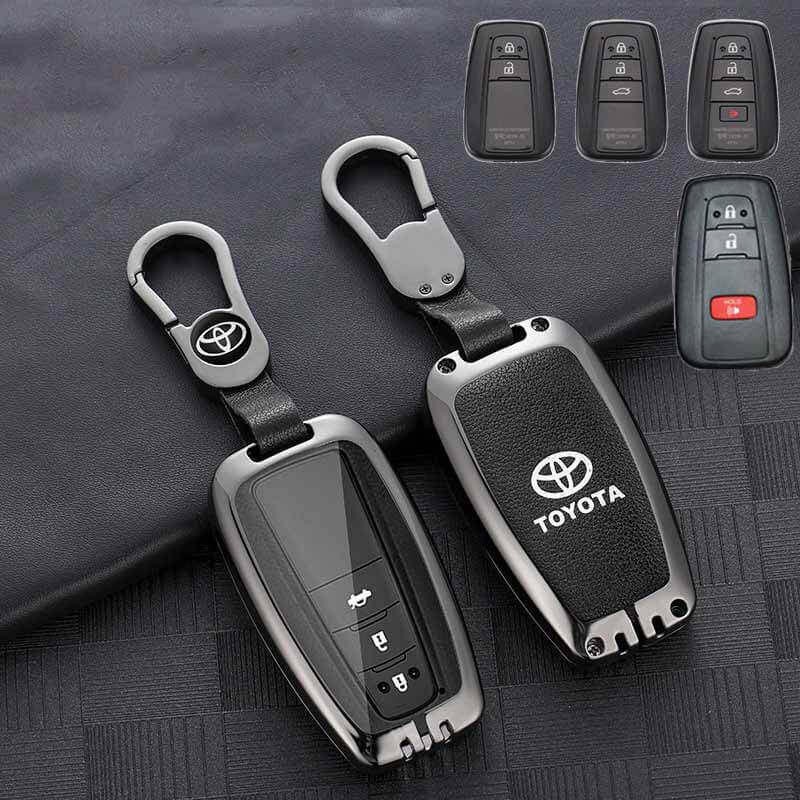 Vỏ chìa khóa xe hơi bằng hợp kim kẽm cho toyota hoàn toàn mới cross 2020-2023/camry / corolla altis 2019-2022 / cross /camry /rav4/chr vỏ chìa khóa xe hơi điều khiển từ xa không cần chìa vỏ bọc chìa khóa