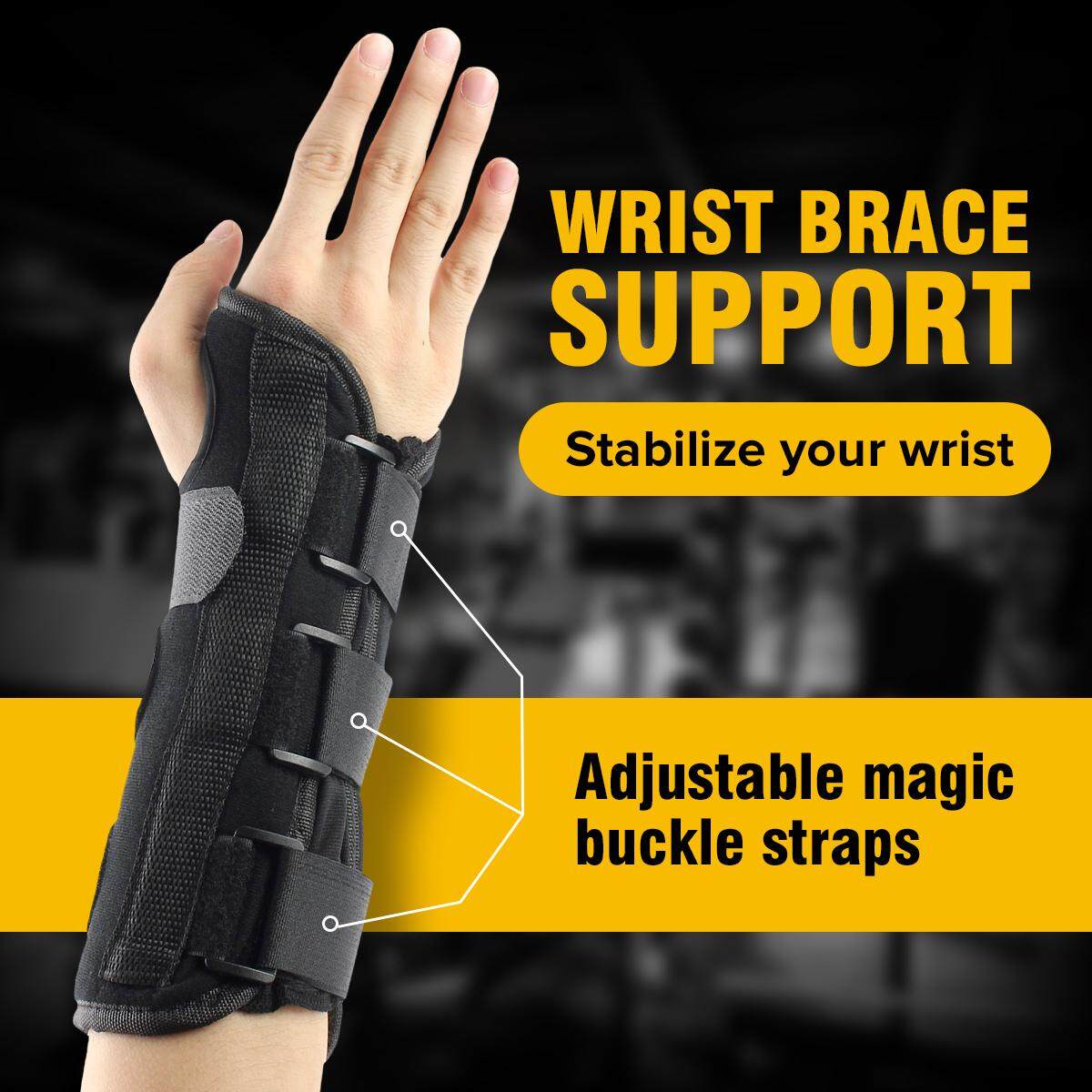 Color : Left, Size : Small U/S 1Pc Professional Wrist Support Splint Arthritis Band Belt Carpal Tunnel Wrist Brace Sprain Prevention Wrist Protector for Fitnes