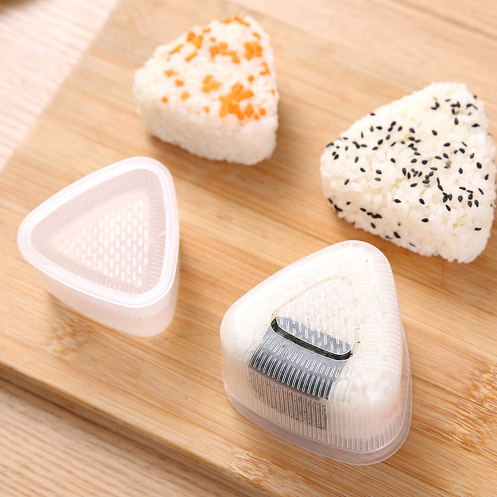 SushiSculpt DIY Sushi Mold Kit: Onigiri Rice Ball Food Press, Triangular  Sushi Maker Mold, and Japanese Bento Box Accessories for Perfectly Shaped  Sushi Creatio… in 2023