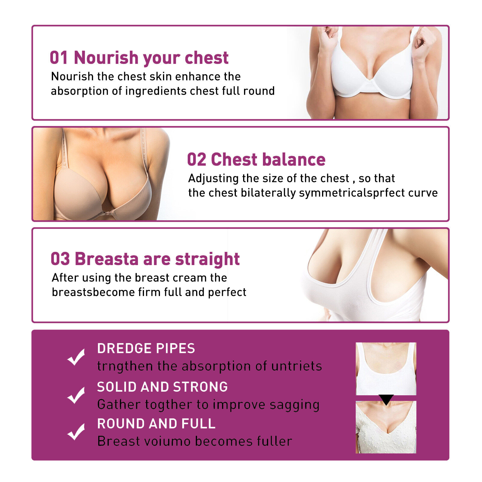 Breast Plumping Essential Oil Gentle Nourishing Breast Enlargement