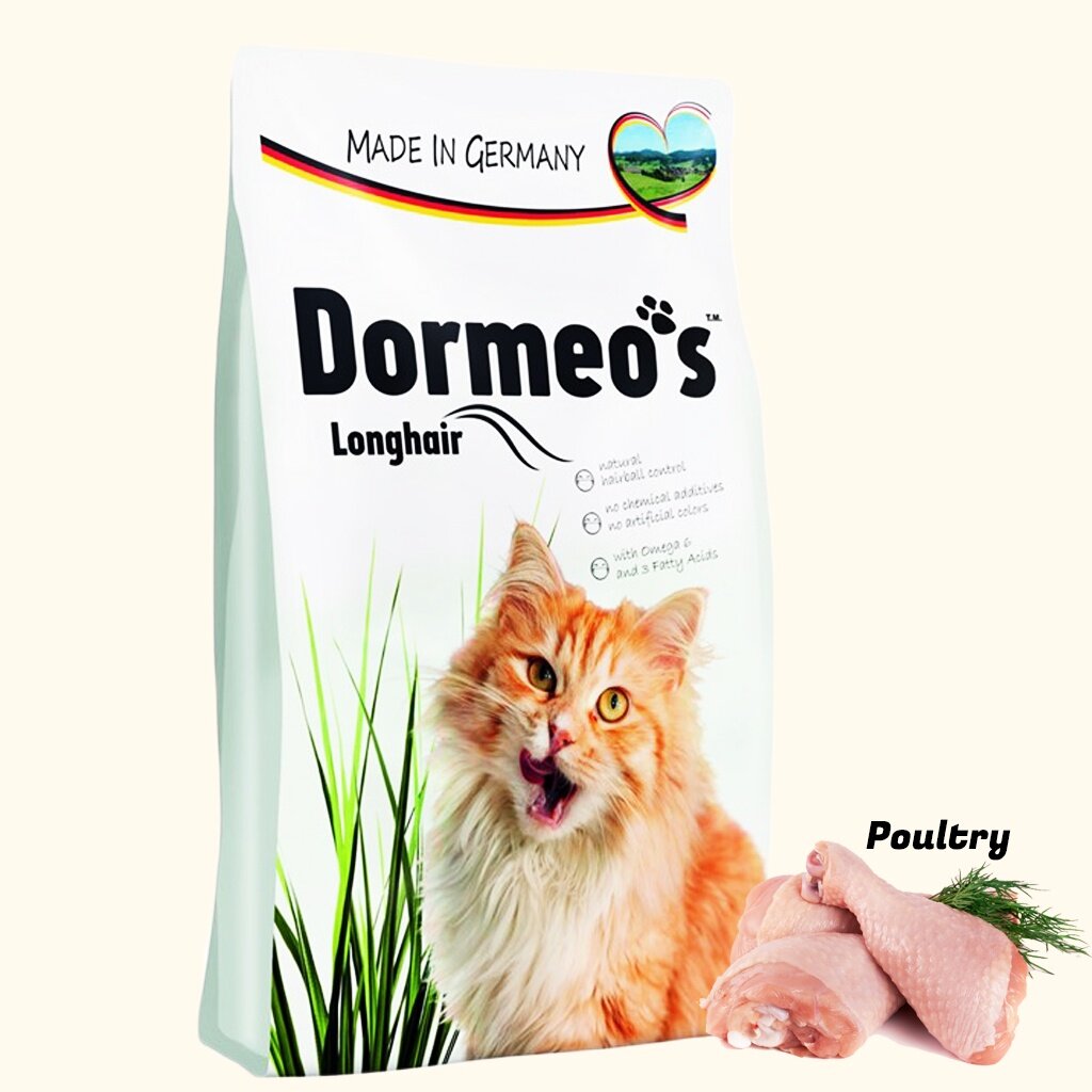 dormeo's long hair cat food