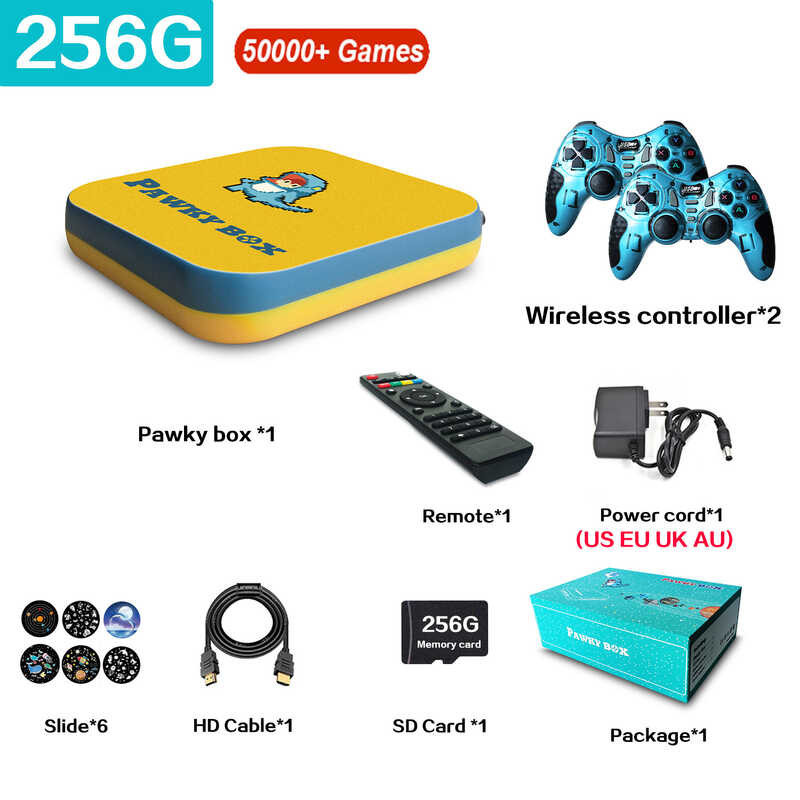 [50000+ games] Pawky Box Game Console For TV HDMI Portable 2024 PSP Bluetooth PS1 PS2 Video Game 4K Controller Wireless Built-in TV Emaulators - ยี่ห้อ 2K Games ราคา 1,695 บาท*ส่งฟรี