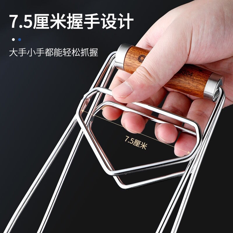Gambar Oraldo anti scalding clip plate holder stainless steel bowl clip plate bowl holder household steamed dish clip kitchen supplies