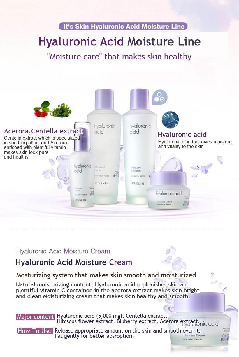 It's Skin Hyaluronic Acid Moisture Cream 50g