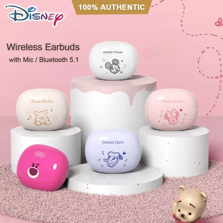 Disney tai nghe không dây chân thực q2 tai nghe bluetooth tai nghe khử tiếng ồn âm thanh hifi tai nghe không dây bluetooth qua tai phiên bản bluetooth 5.1 chống nước ipx5