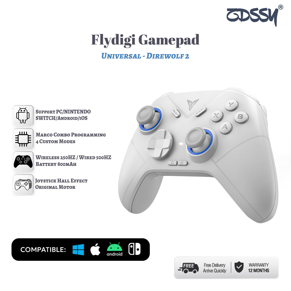 Zdssy 2023 new flydigi bộ điều khiển chơi game không dây/có dây direwolf 2 hỗ trợ pc/nintendo switch/tay cầm chơi game android/ios cho điện thoại di động